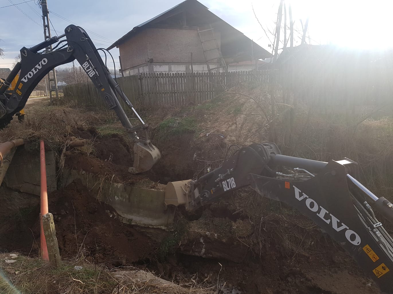 Pregătire teren pentru foraj percuție